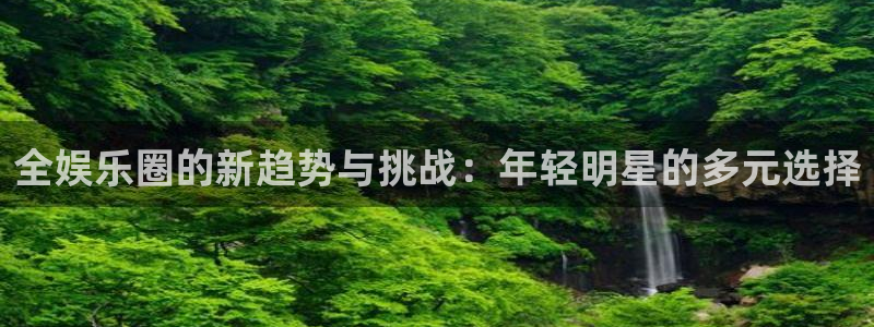 乐发ll500平台招商：全娱乐圈的新趋势与挑战：年轻明星的多元选择