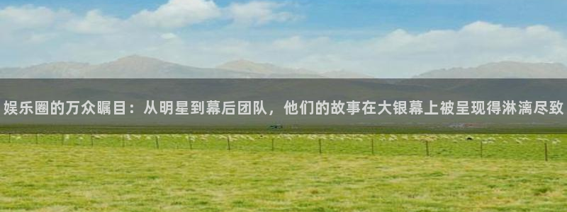乐发ll5004：娱乐圈的万众瞩目：从明星到幕后团队，他们的故事在大银幕上被呈现得淋漓尽致